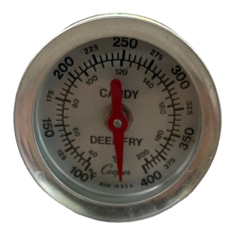 Vintage Cooper Candy Jelly & Deep Fry Thermometer No.522 NOS 1885